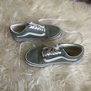 Vans Old Skool Low-Top Sneakers – Sage Green/White
